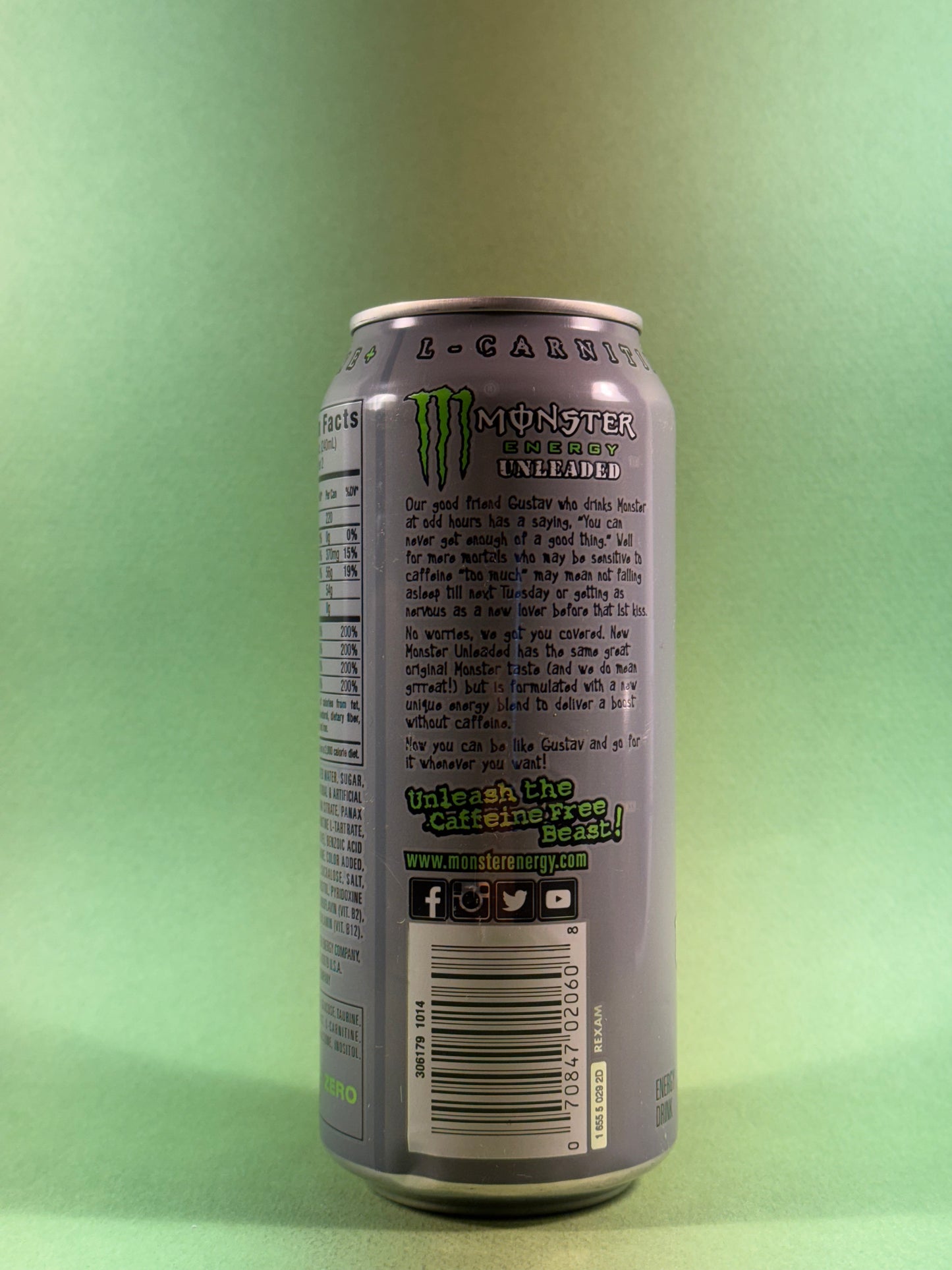 Monster Energy Unleaded (USA) ( Rexam ) #R1