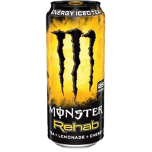 Monster Energy Rehab Lemonade Iced Tea 25 Calories (USA) (2019 Edition)