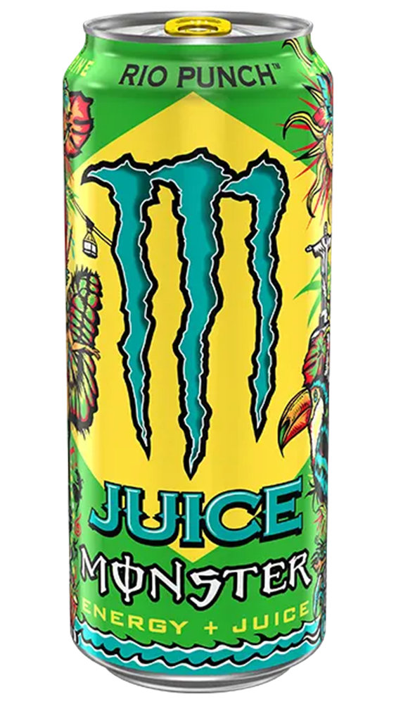 Monster Energy juice Rio Punch * sku: 1023 N (VERY DENT CANS!!!)