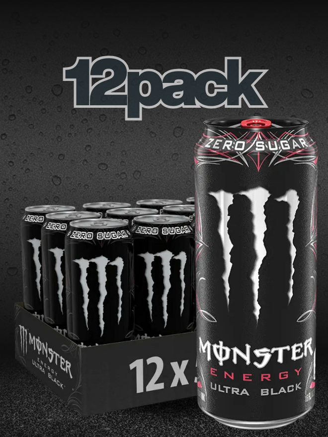 Monster Energy Ultra Black [12 X 500ml] IVA INCLUSA