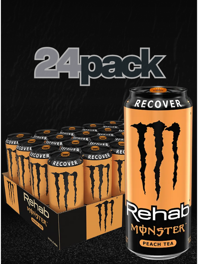 Monster Energy Rehab Recover Peach Tea [24 X 458ml] IVA INCLUSA
