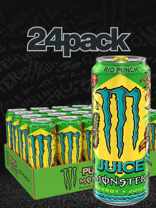 Monster Energy Juice Rio Punch (USA) [24 X 473ml] IVA INCLUSA