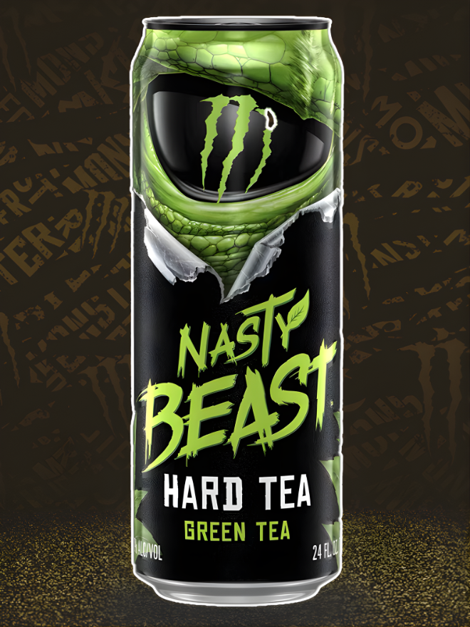 Monster Nasty Beast Hard Tea Green Tea [710ml]