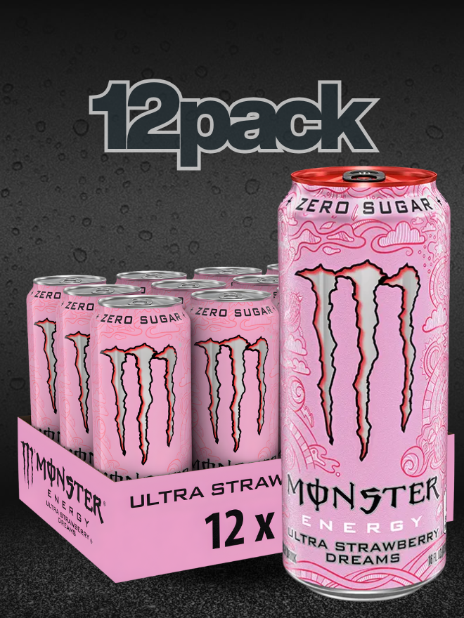 Monster Energy Ultra Strawberry Dreams [12 X 500ml] IVA INCLUSA