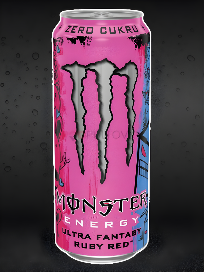 MONSTER ENERGY ULTRA FANTASY RUBY RED (POLAND) [500ml]