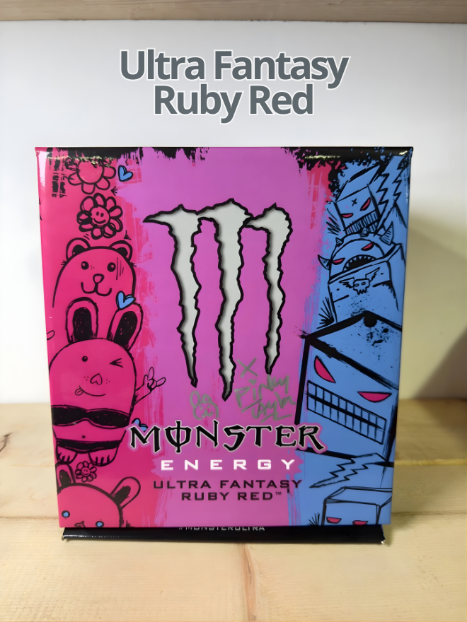 Promo box Monster Energy Ultra Fantasy Ruby Red [ Full Cans ]