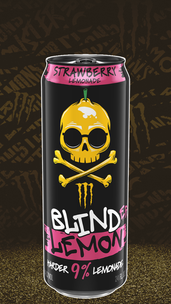 Monster Energy BLIND LEMON STRAWBERRY LEMONADE 9% [710ml]