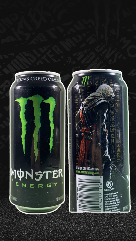 Monster Energy OG Assassin's Creed Origins (USA) (2017 Edition) [#B1] *Dents