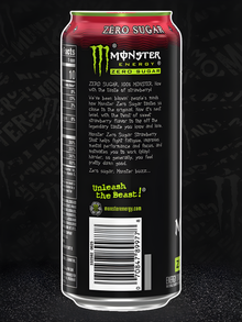 2026 Monster Energy Strawberry Shot Zero Sugar [473ml]