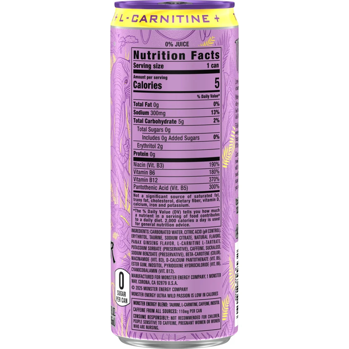 2026 Monster Energy Ultra Wild Passion [355ml]