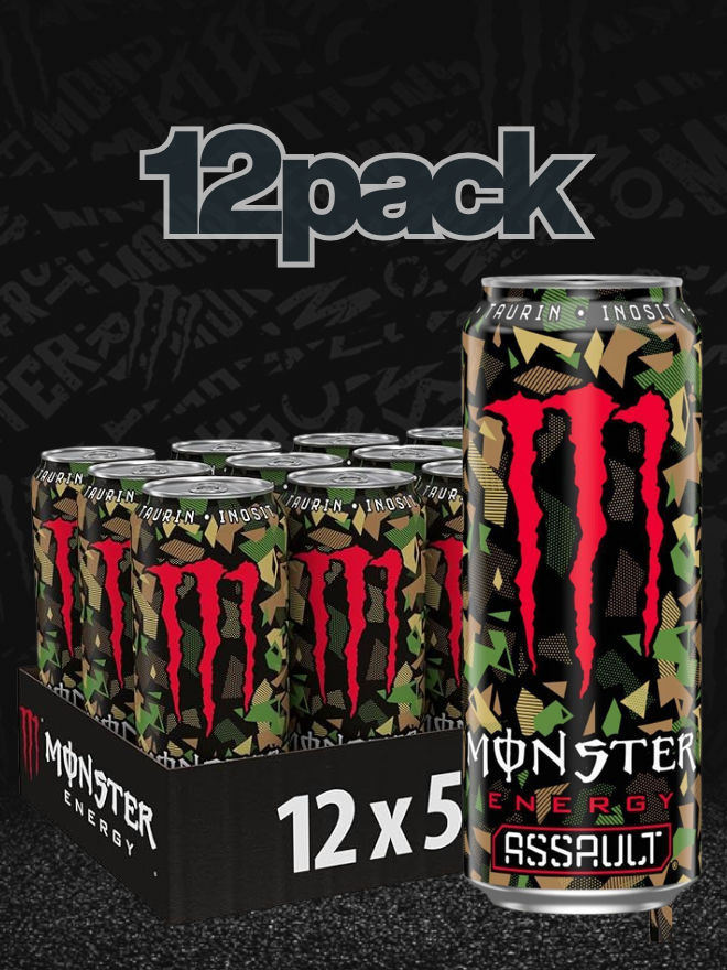 Monster Energy Assault [12 X 500ml] IVA INCLUSA