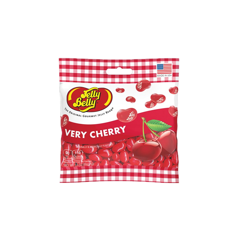 Jelly Belly Very Cherry - Cherry Flavor Soft Candies (70g)