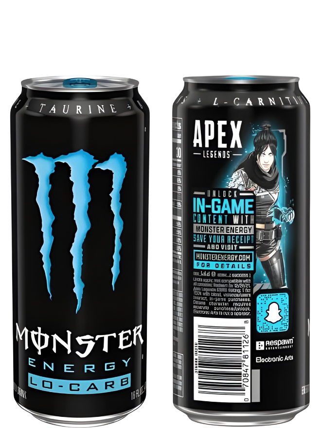 Monster Energy Lo-Carb Apex Design (USA) (2021 Edition) **Dents