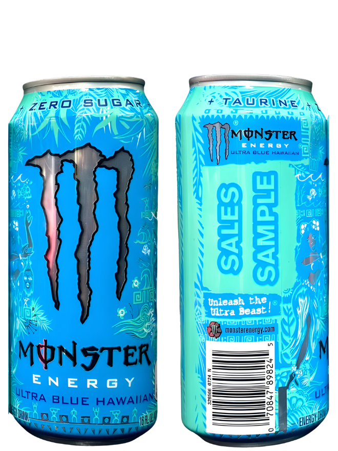 Monster Energy Ultra Blue Hawaiian SALES SAMPLE (USA)