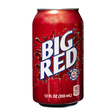Big Red Soda (USA) - Bibita frizzante analcolica Gusto Ciliegia e Vaniglia [355ml]