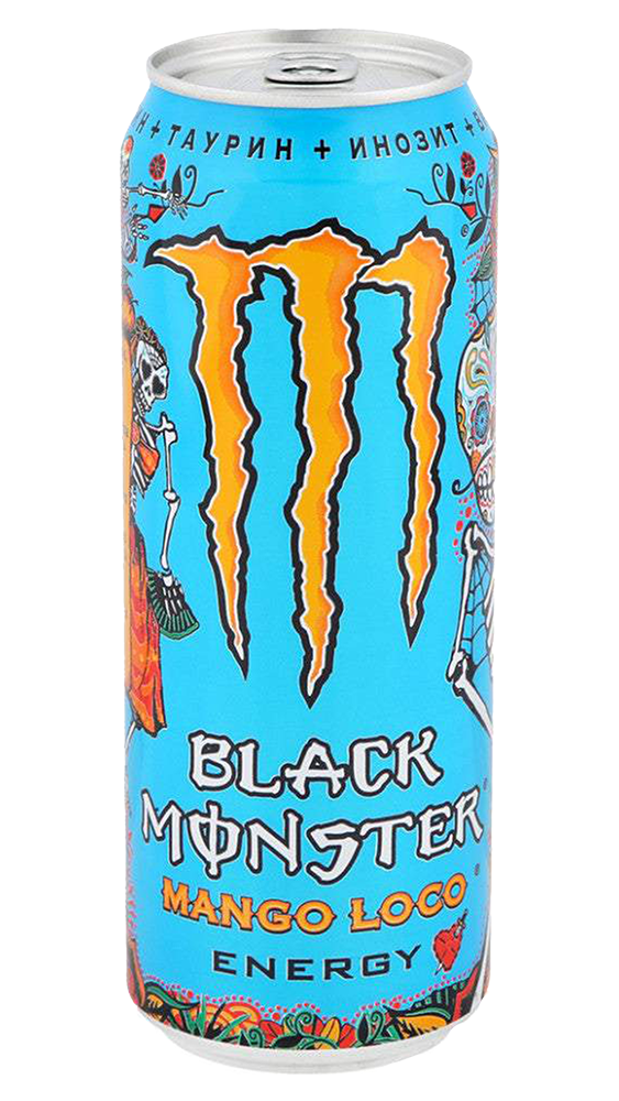 Black Monster Energy Mango Loco (Russia) [449ml]