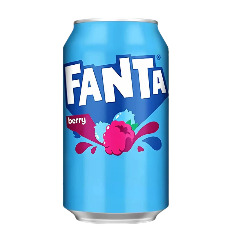 Fanta Berry USA - Fanta gusto Mirtillo Blu (355ml)