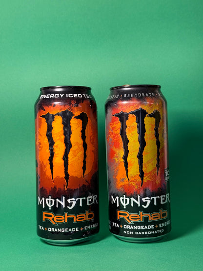 Monster Energy Rehab Orangeade FULL + EMPTY (USA) [458ml] **DENTS