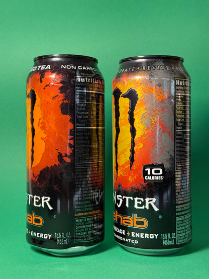 Monster Energy Rehab Orangeade FULL + EMPTY (USA) [458ml] **DENTS