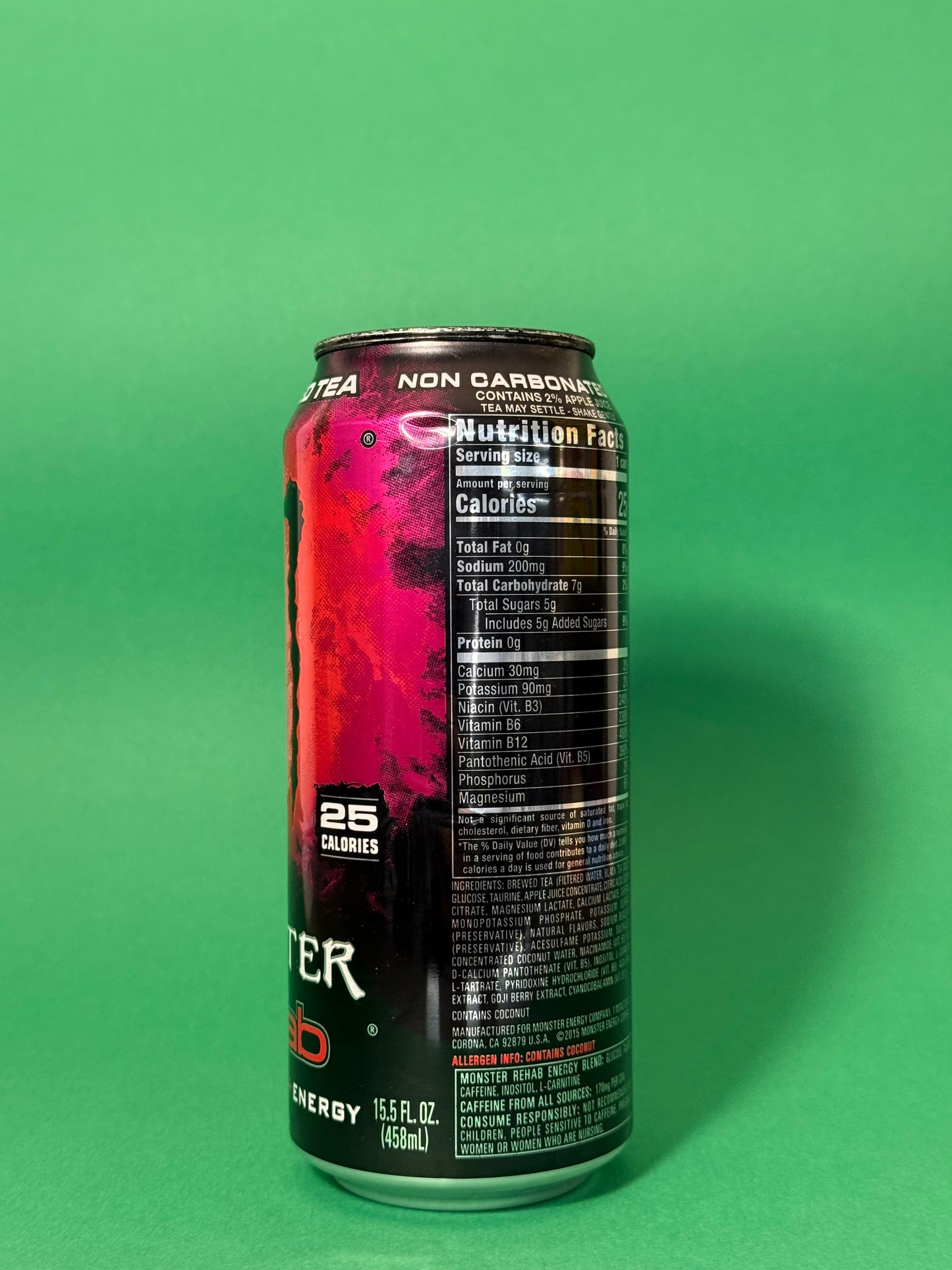 Monster Energy Rehab Raspberry 25Calories (USA) [458ml]