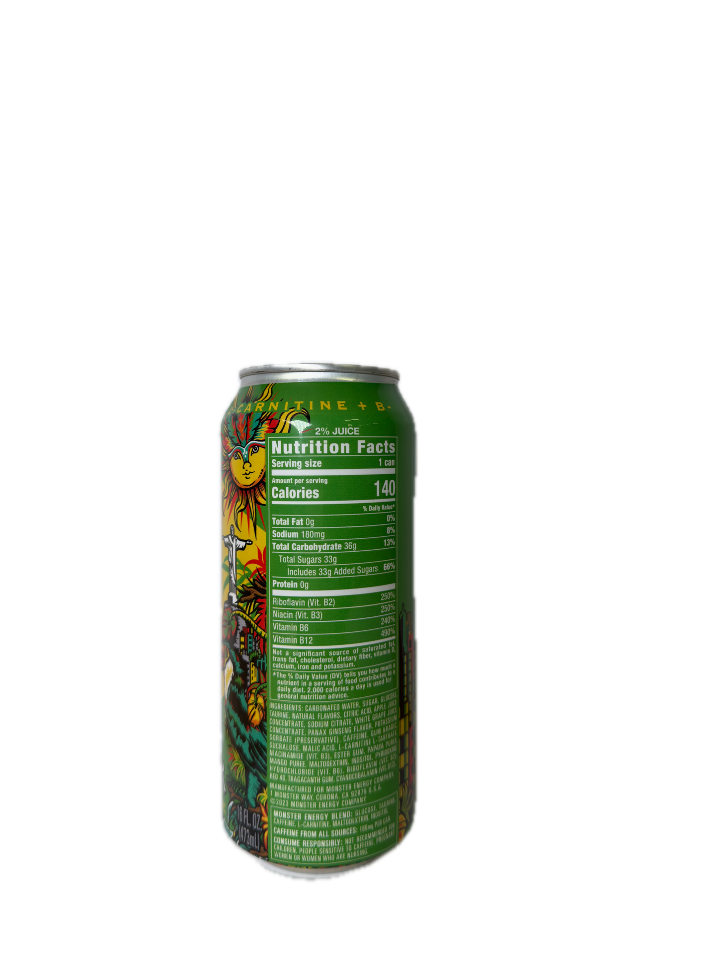 Monster Energy Rio Punch SALES SAMPLE (USA) 