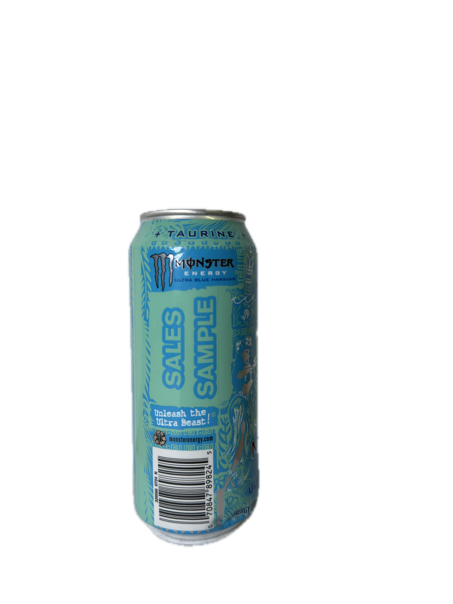Monster Energy Ultra Blue Hawaiian SALES SAMPLE (USA) A1 