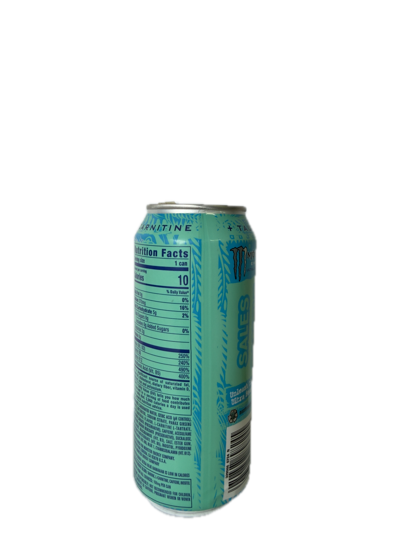 Monster Energy Ultra Blue Hawaiian SALES SAMPLE (USA) B9