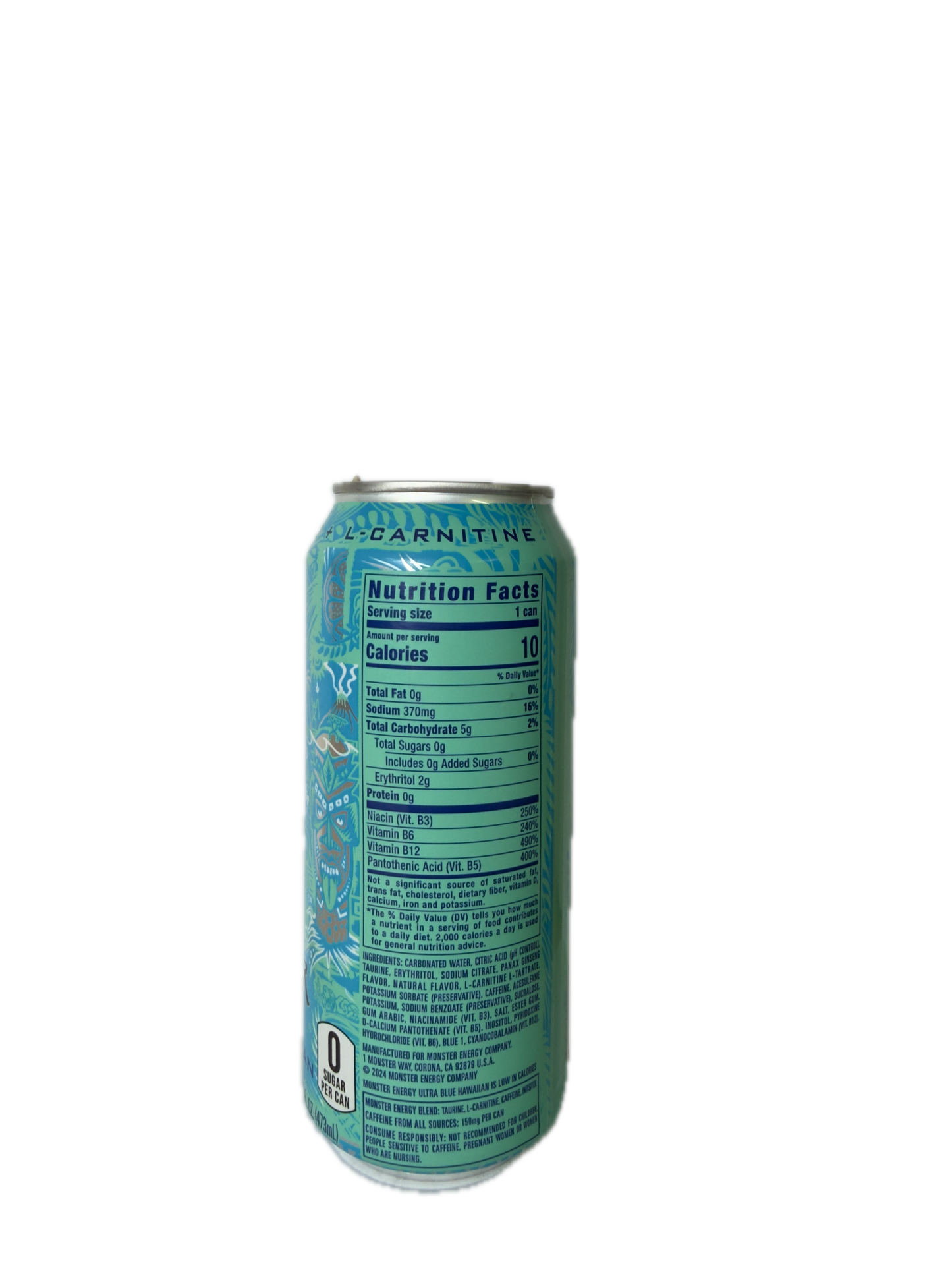 Monster Energy Ultra Blue Hawaiian SALES SAMPLE (USA) B9