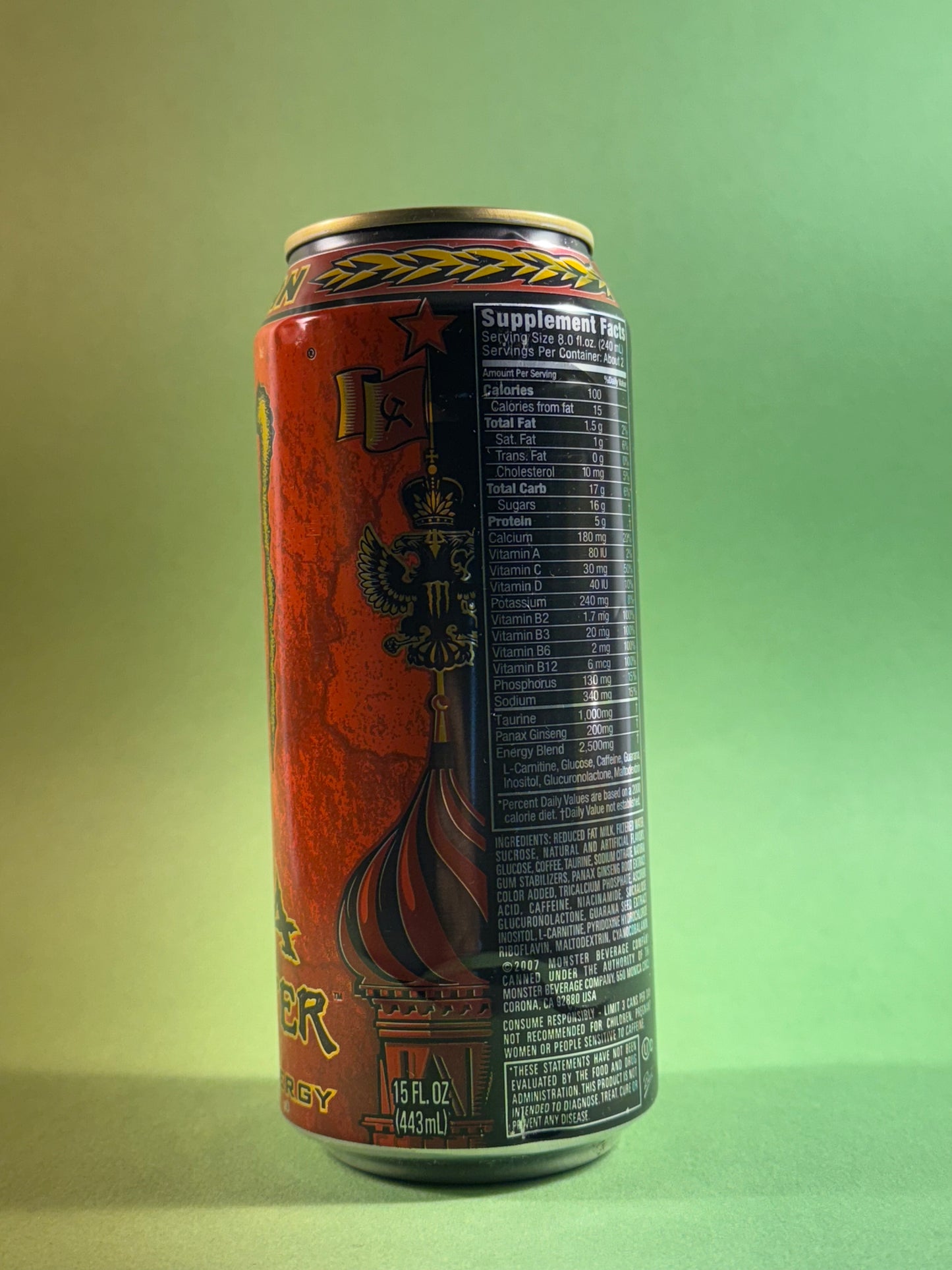 Monster Energy Java Russian (2007 Edition) #R3