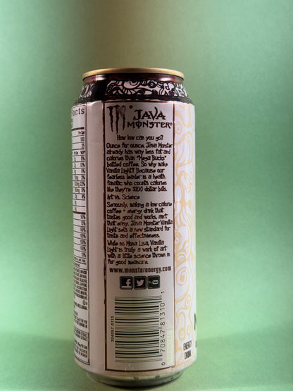 Monster Energy Java Vanilla Light Old Design (2013 Edition)#A1