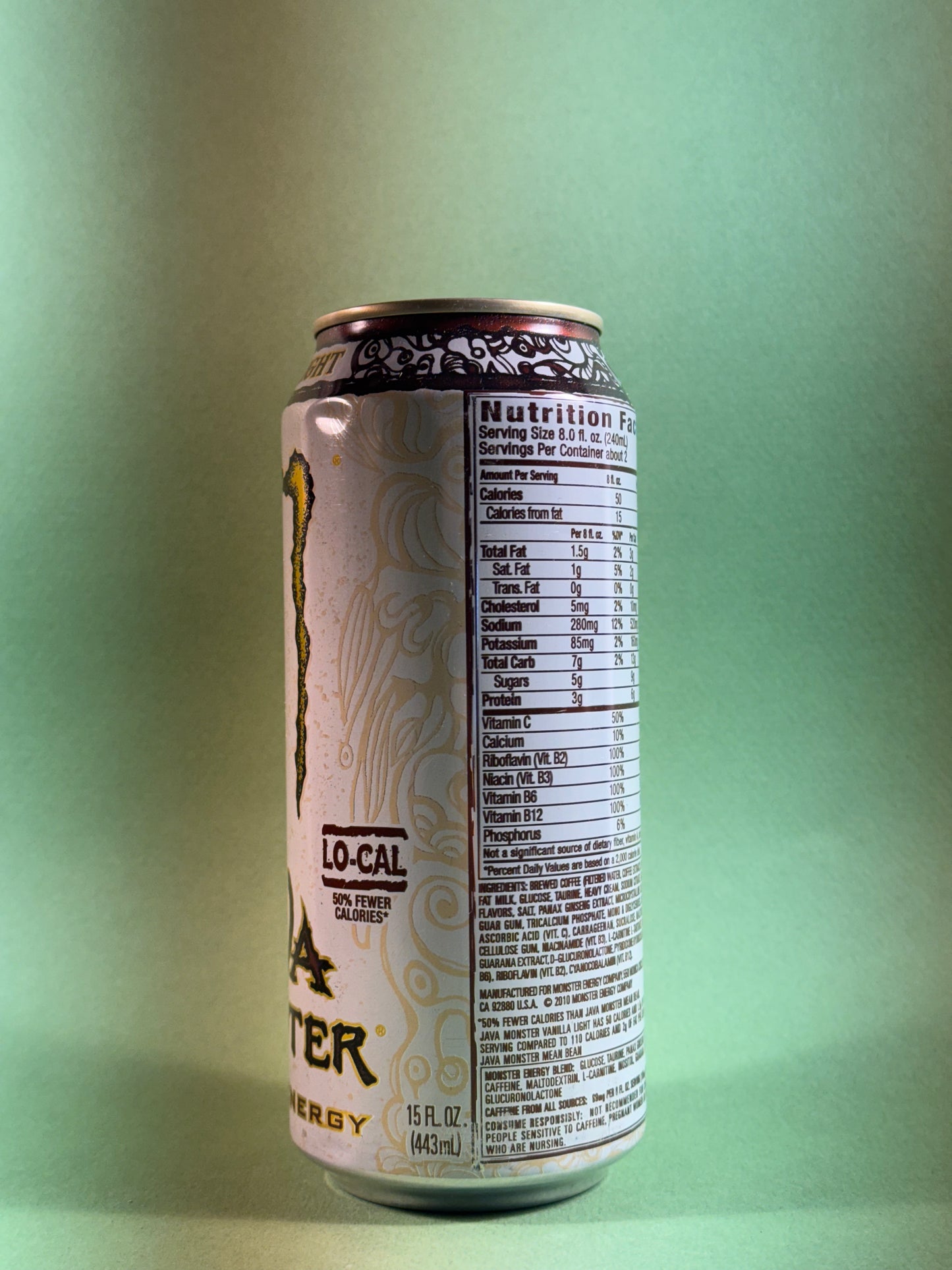 Monster Energy Java Vanilla Light Old Design (2013 Edition)#A2