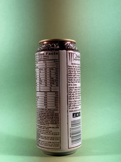 Monster Energy Java Vanilla Light Old Design (2013 Edition)#A2