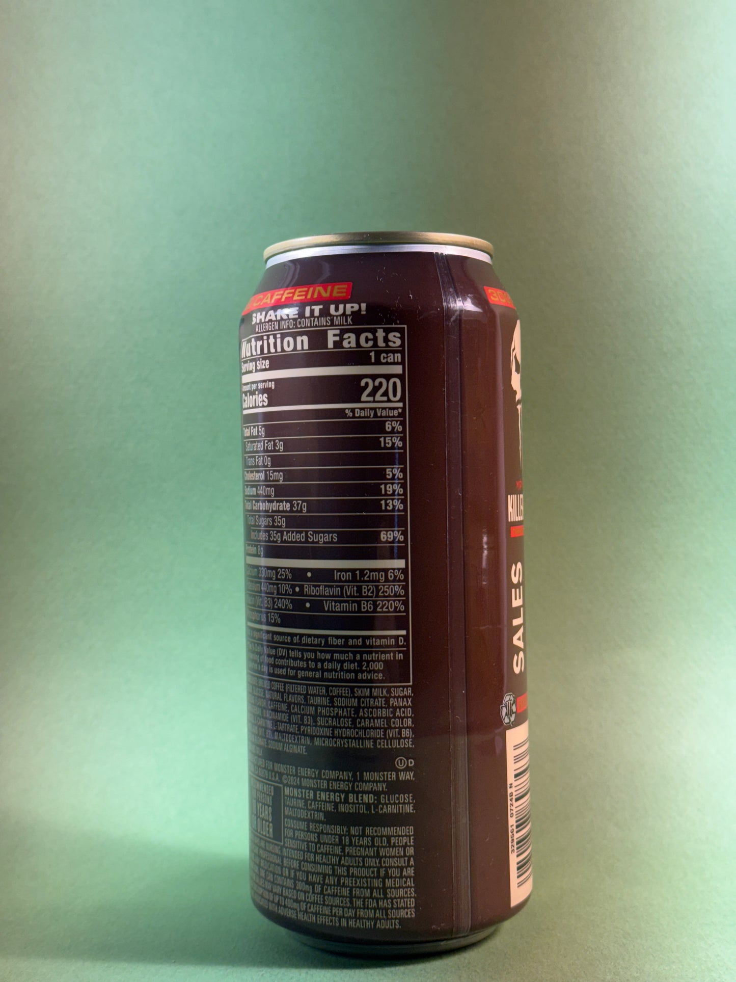 Monster Energy Java Killer Brew Loca Moca Sales Sample [#A1] 