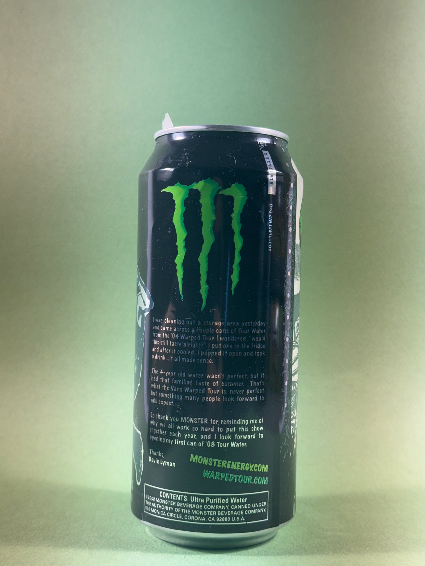 Monster Energy Water Tour VANS 2008 EDITION #M1 