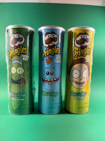 Pringles Rick and Morty Complete Set Limited Edition