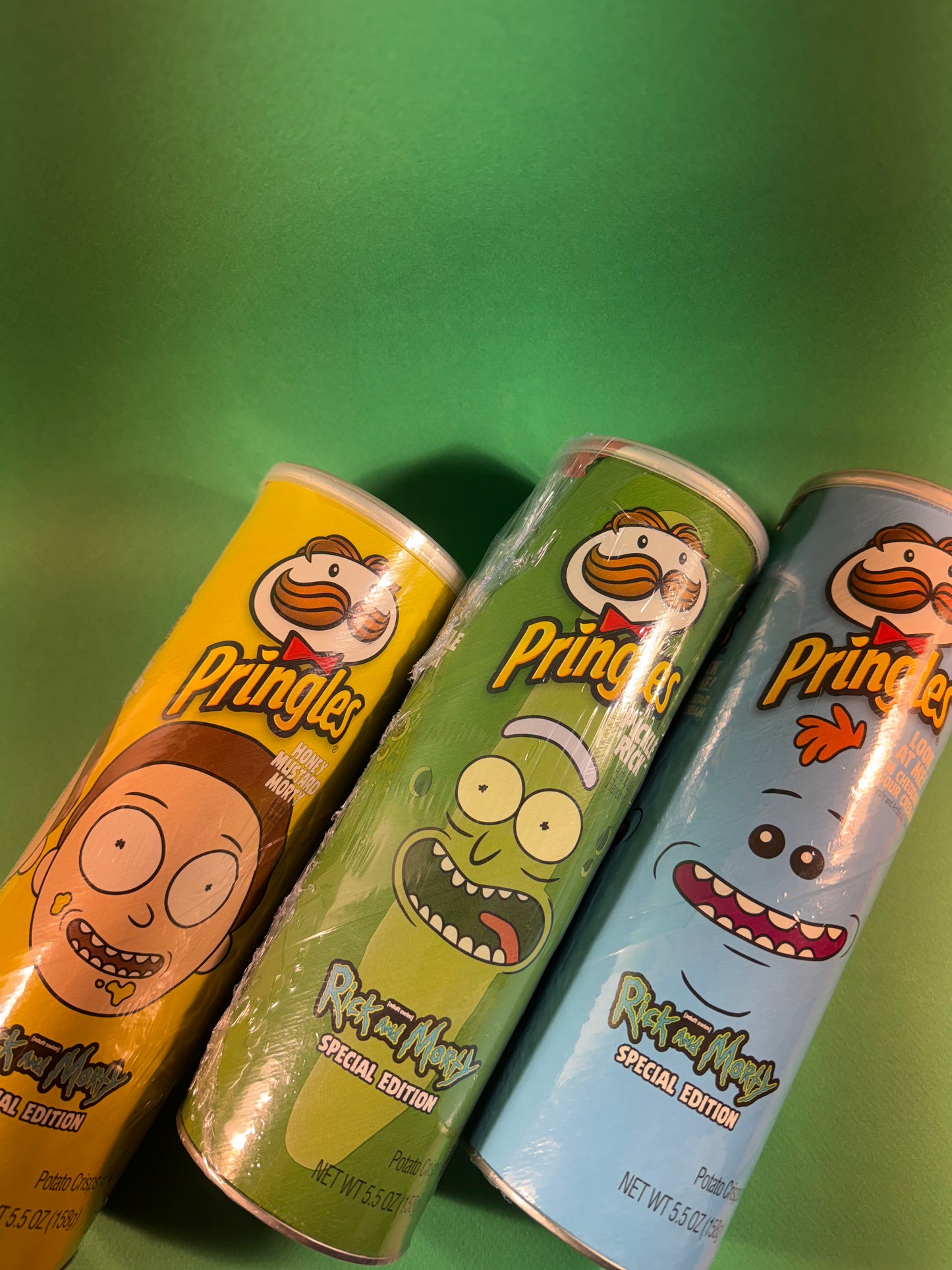 Pringles Rick and Morty Complete Set Limited Edition