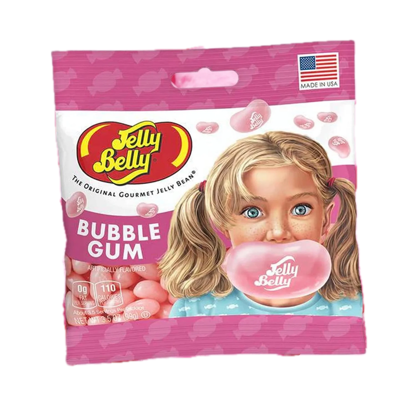 Jelly Belly Bubble Gum - Caramelle Morbide gusto Gomma da Masticare (70g)