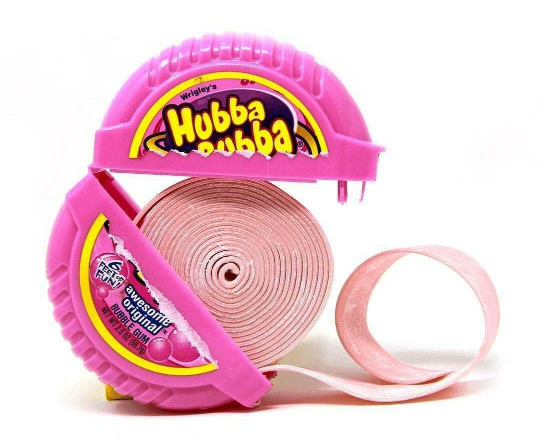 Hubba Bubba Mega Long Fancy Fruit - Tutti Frutti flavor chewing gum (180cm-56g)