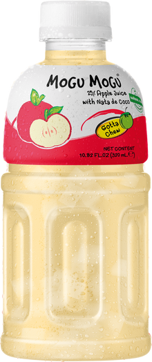 Mogu Mogu Apple - Succo di frutta gusto mela con pezzettini di nata de cocco (320ml)