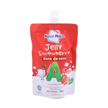 Mogu Mogu Jelly Strawberry - Succo di frutta gusto Fragola con pezzettini di nata de cocco (150ml)