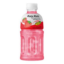 Mogu Mogu Strawberry - Succo di frutta gusto fragola con pezzettini di nata de cocco (320ml)