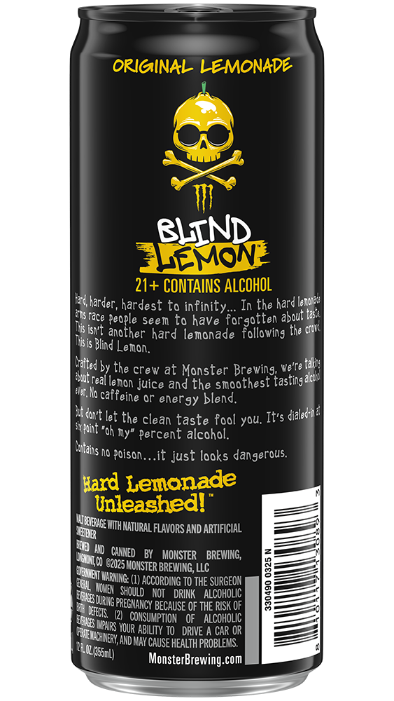 Monster Energy BLIND LEMON ORIGINAL LEMONADE 6% [355ml]
