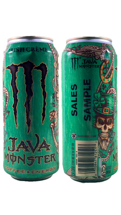 Monster Energy Java Irish Crème Sales Sample
