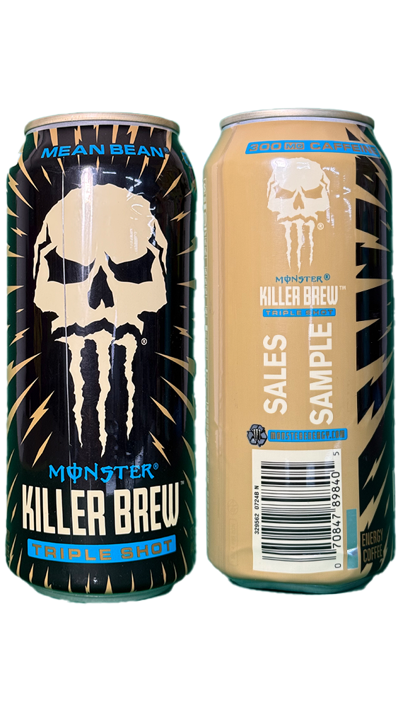Monster Energy Java Killer Brew Mean Bean Sales Sample [#B4]