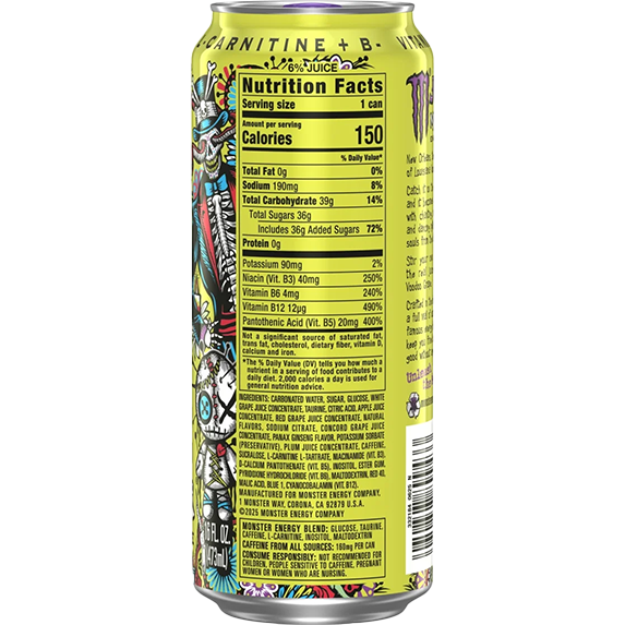 Monster Energy Juice Voodoo Grape [473ml]