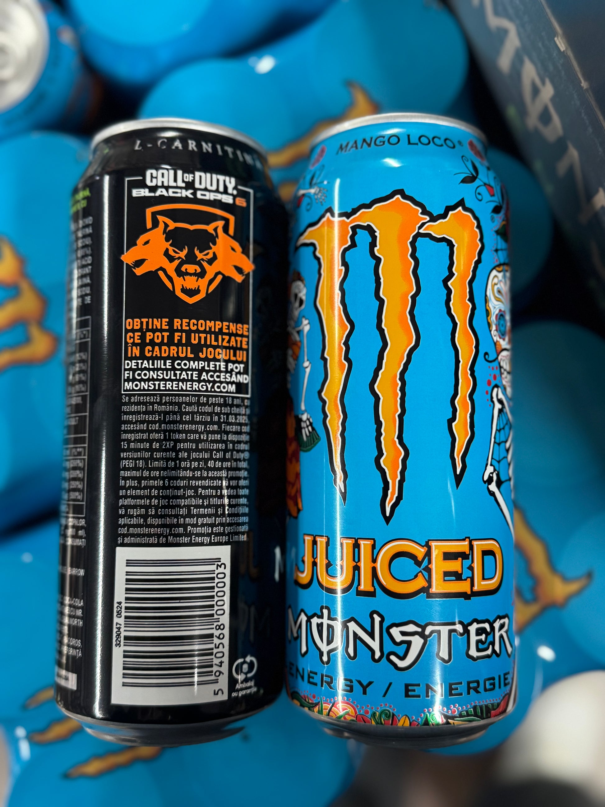 Monster Energy Juiced Mango Loco + OG Call Of Duty BO6 (Romania) [2x500ml]