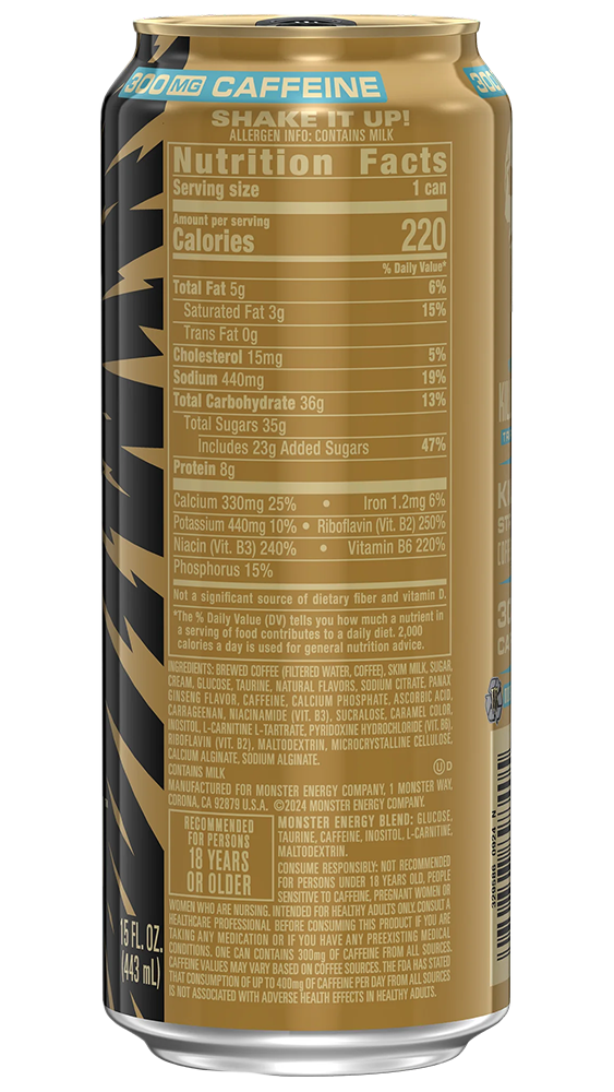 Monster Energy Killer Brew Mean Bean [458ml] back 1
