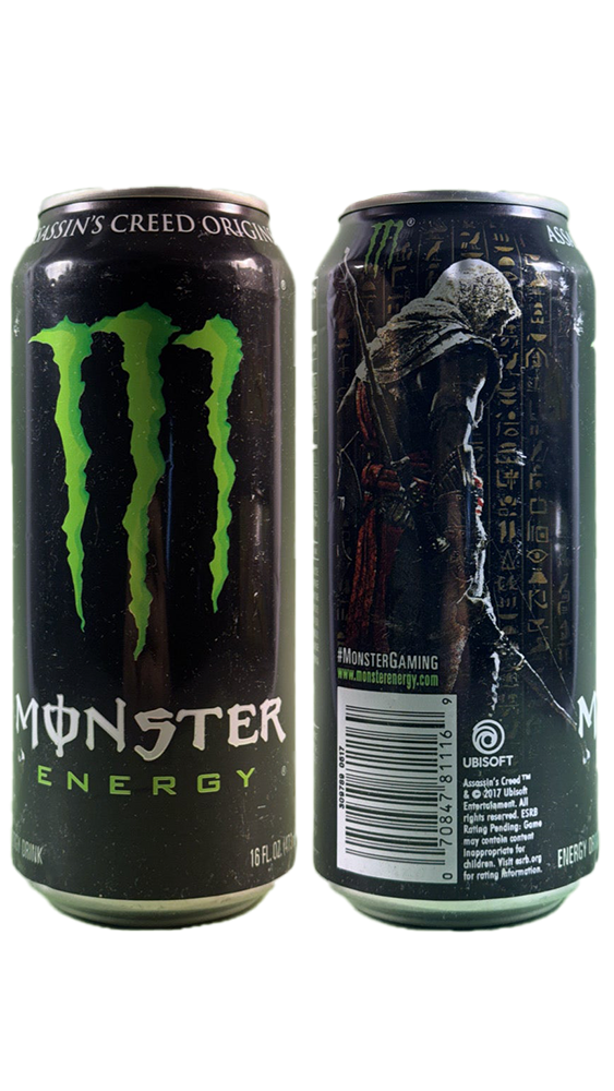 Monster Energy OG Assassin’s Creed Origins (USA) (Edizione 2017) [#A5] * No Dents
