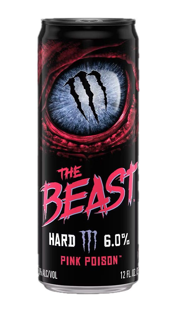 Monster Energy THE BEAST #2 Pink Poison (355ml) Full 