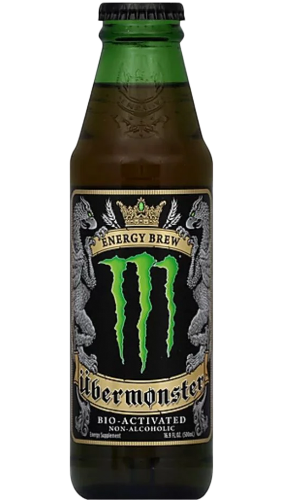Monster Energy UberMonster Green Glass Bottle (USA) (Edizone 2011)